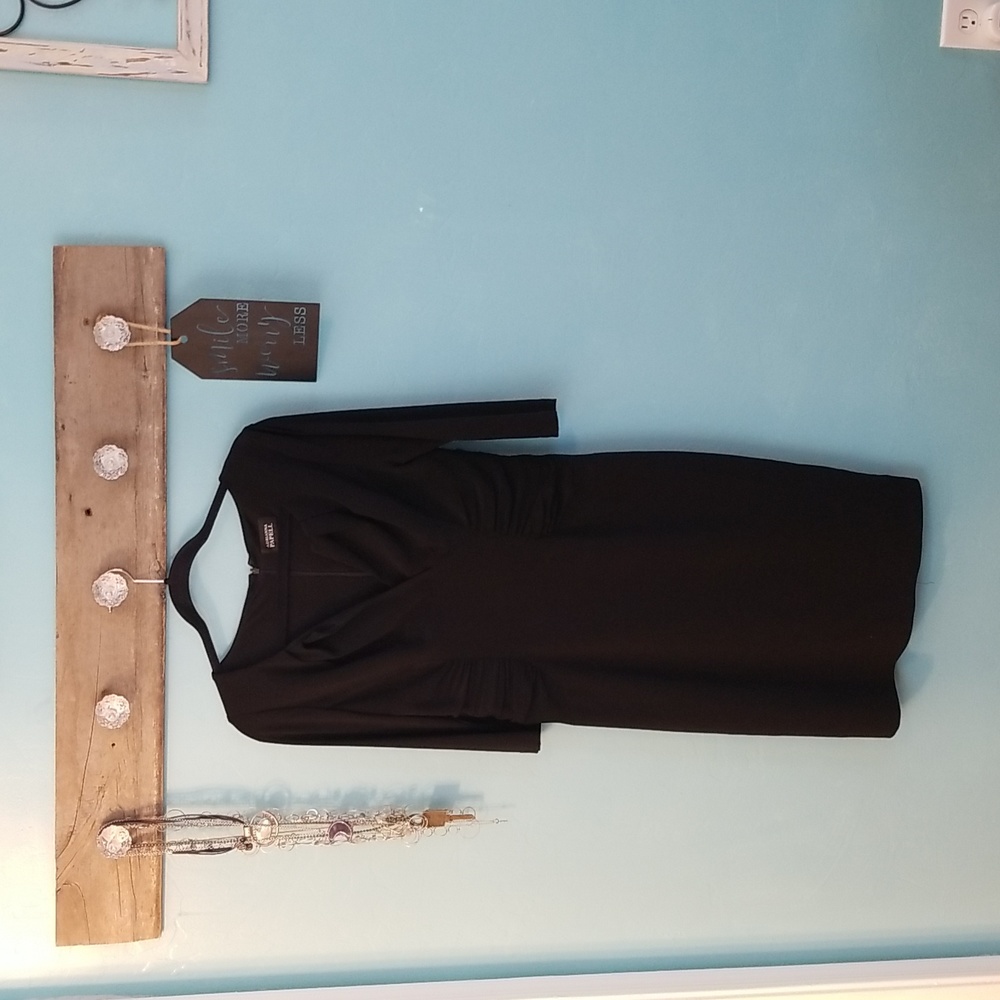 Adrianna Papell Black Dress SZ 8